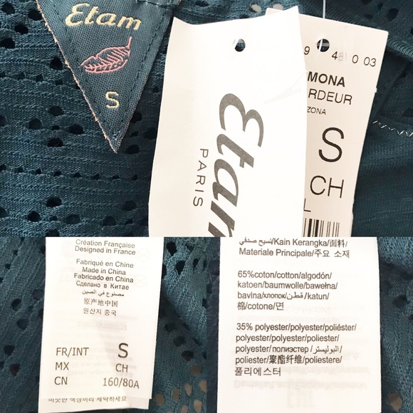 ETAM Boho Bull Horn/Feathers Graphic Tank Small - Picture 5 of 5